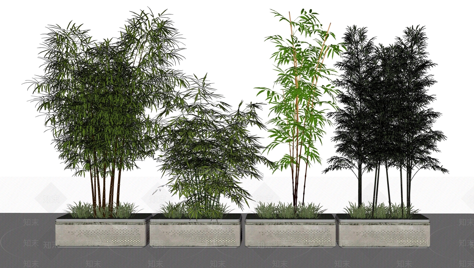 竹子SU模型下载【ID:1190880428】