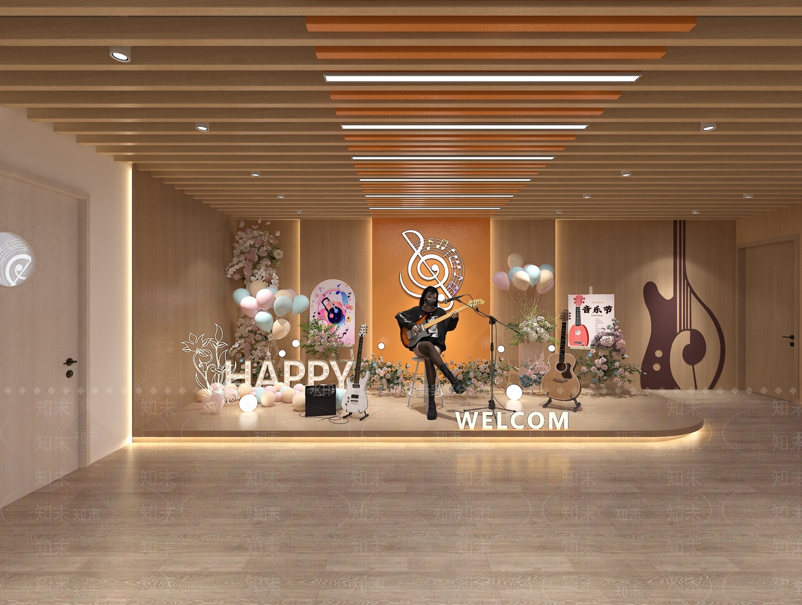 现代舞台3D模型下载【ID:1190884131】