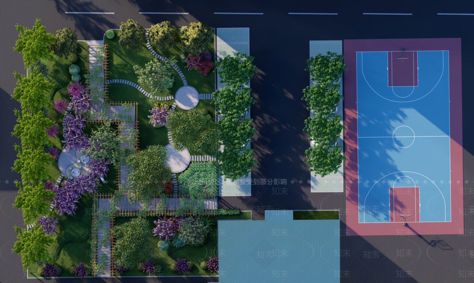 新中式中式办公景观SU模型下载【ID:1192768395】