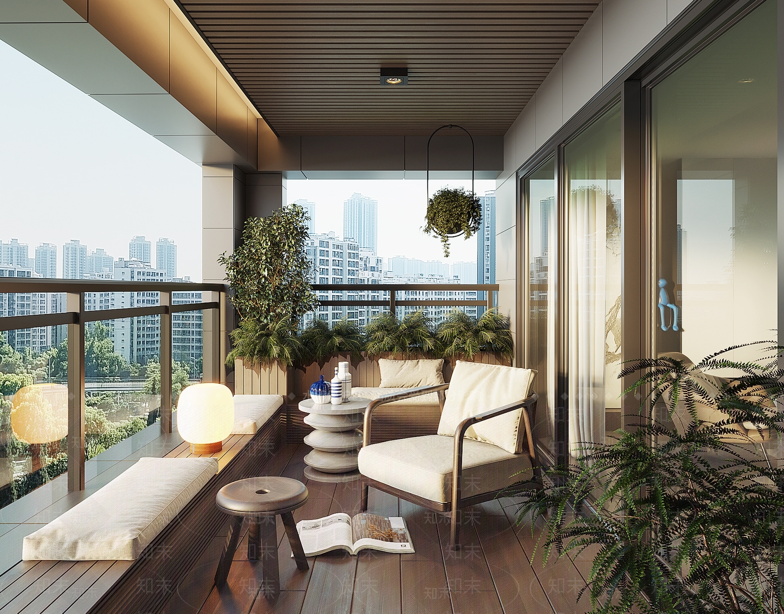 现代阳台3D模型下载【ID:1190886504】