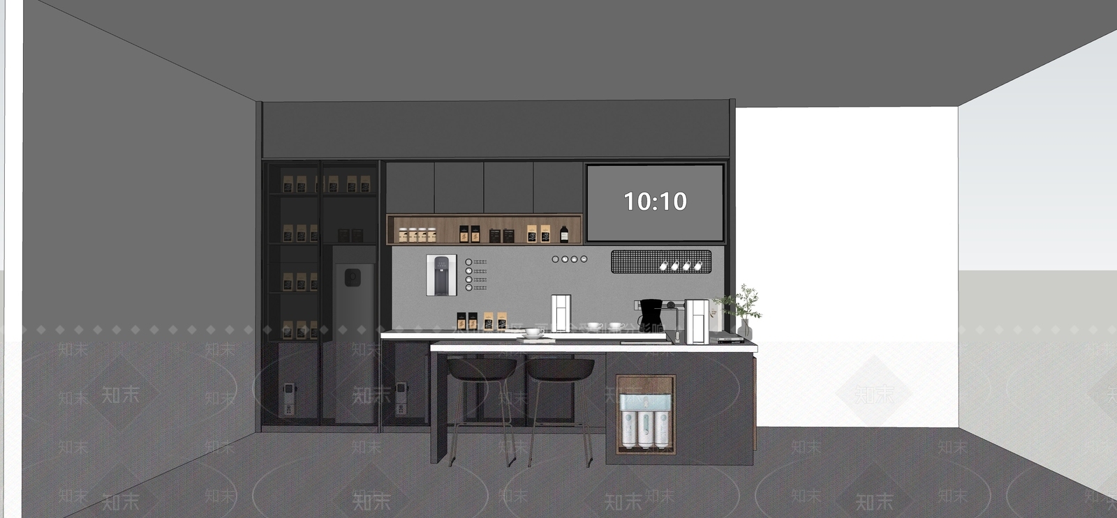现代其他店铺SU模型下载【ID:1190887407】