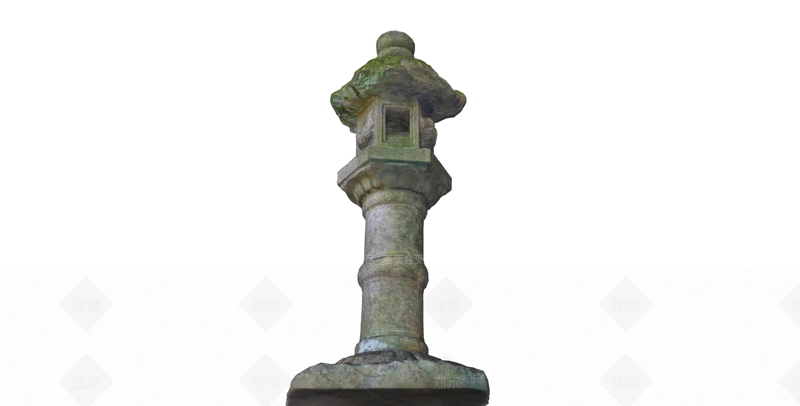 侘寂禅意景观灯SU模型下载【ID:1190887840】