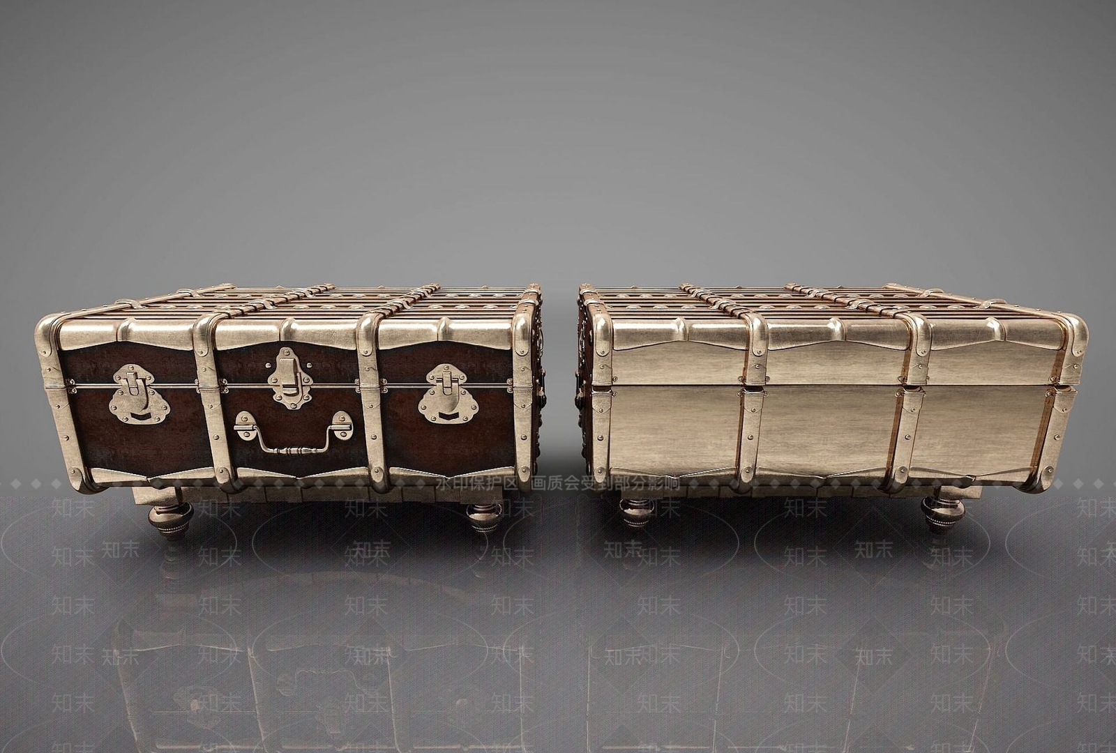 现代箱子3D模型下载【ID:1190893598】