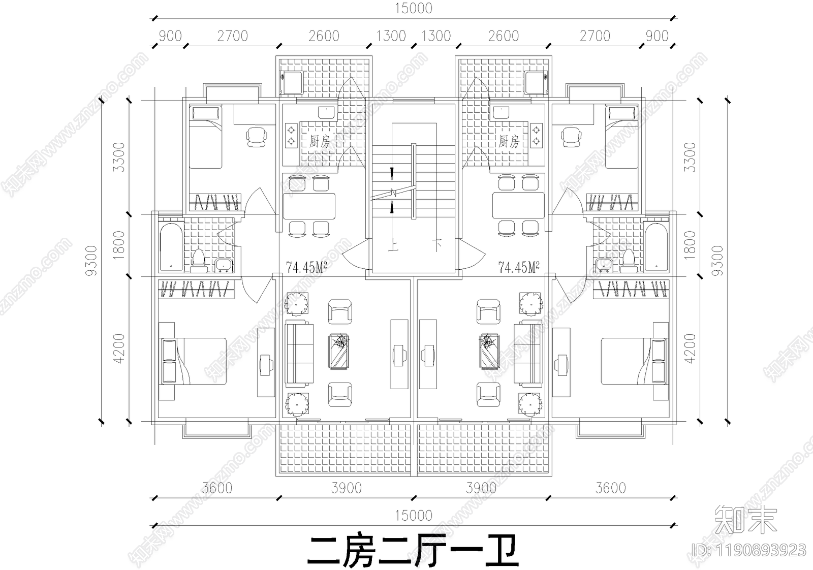 户型优化施工图下载【ID:1190893923】