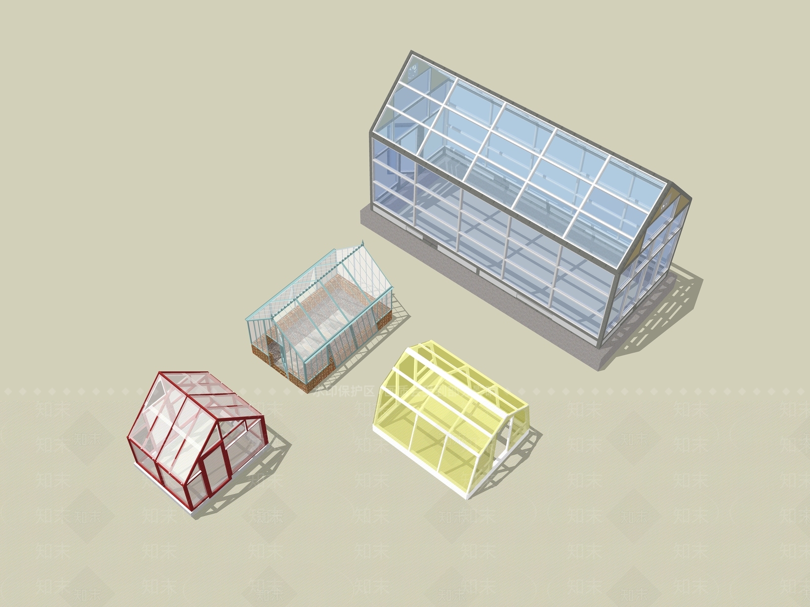 现代简约其他景观小建筑SU模型下载【ID:1190897163】