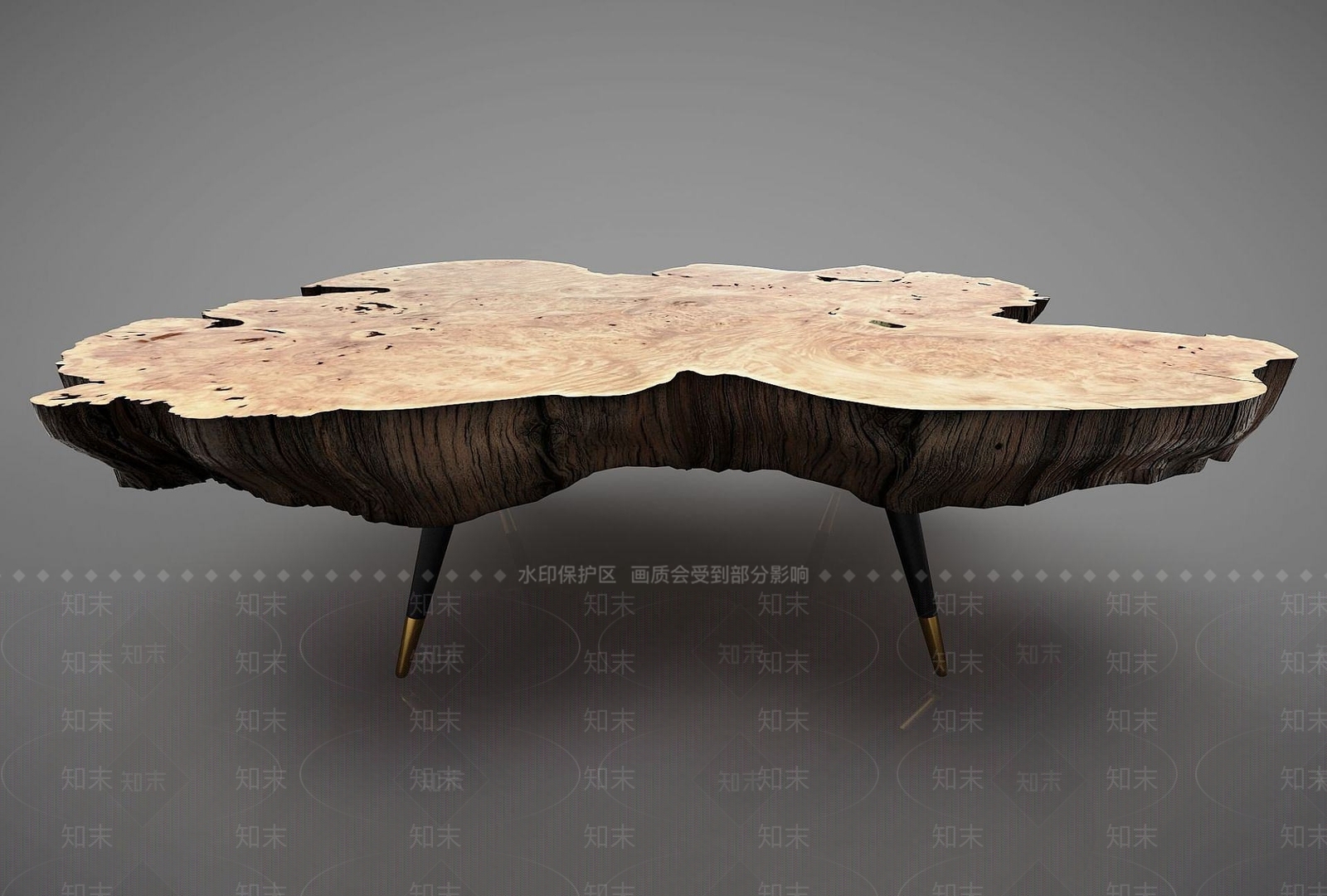现代茶桌3D模型下载【ID:1190899116】