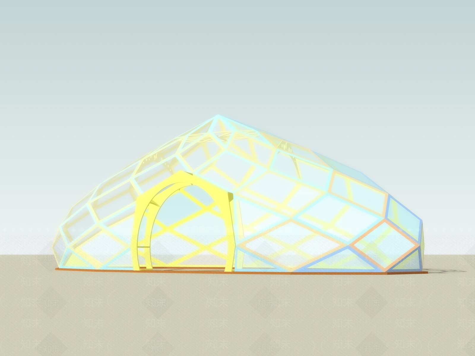 现代简约其他景观小建筑SU模型下载【ID:1190905920】