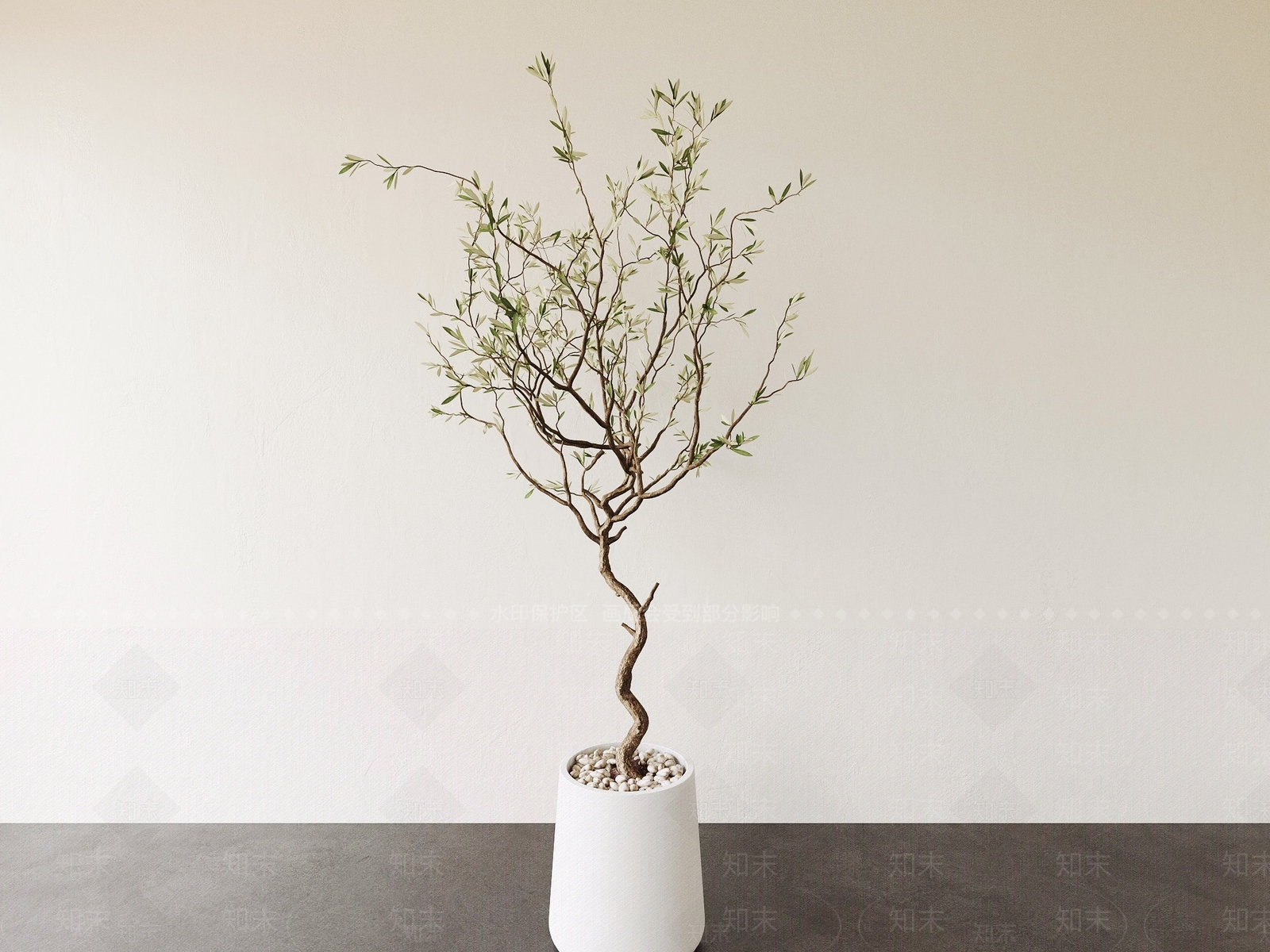 盆栽3D模型下载【ID:1190907602】