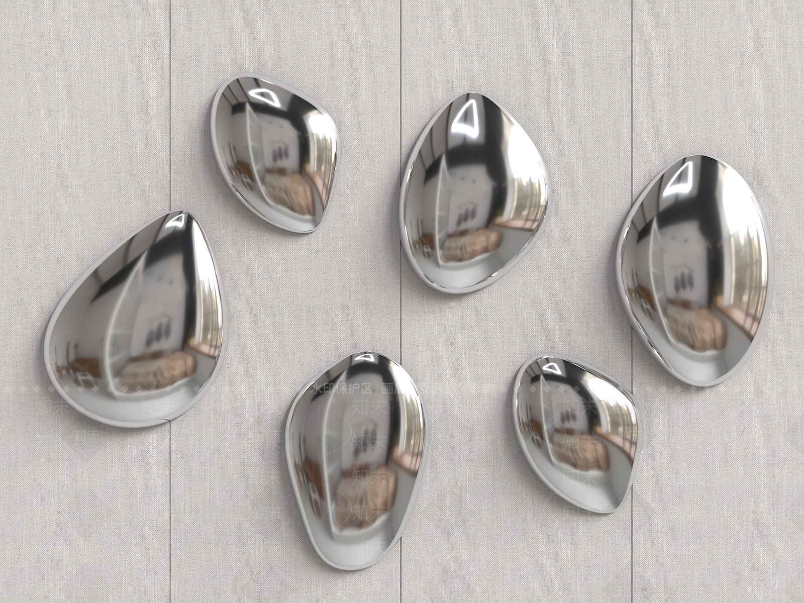 现代挂件3D模型下载【ID:1190917527】