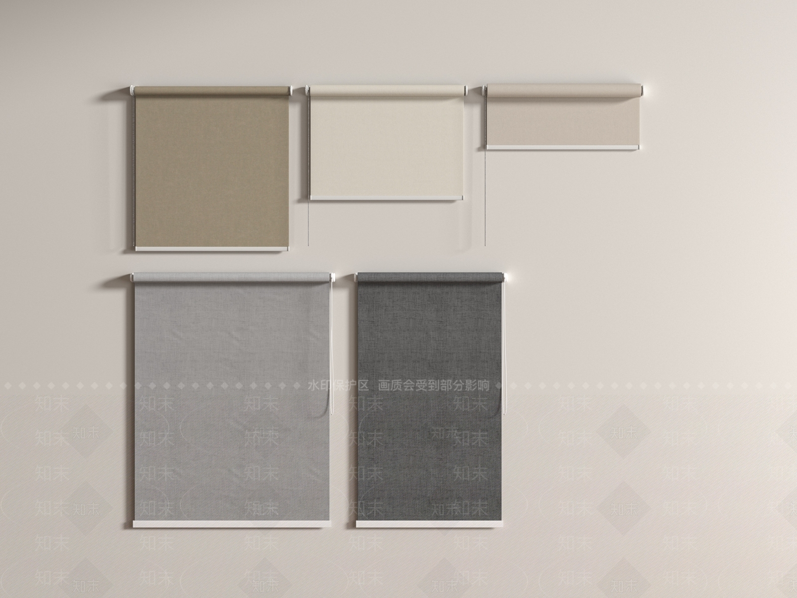 现代卷帘3D模型下载【ID:1190920072】