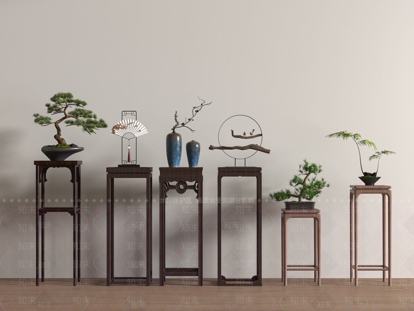 花架3D模型下载【ID:1190920198】