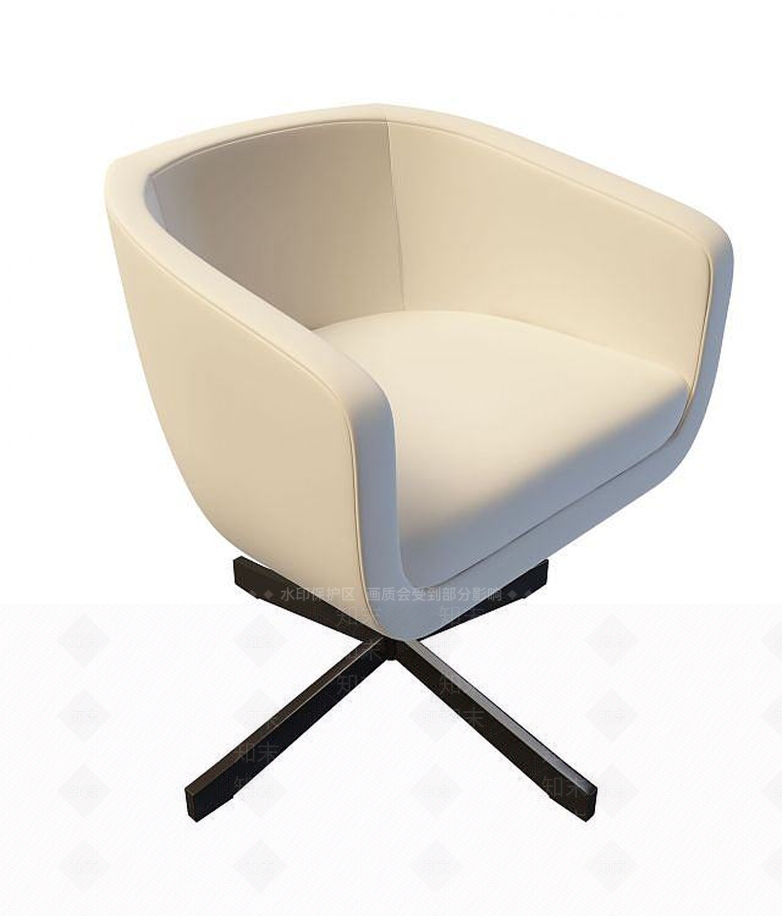 现代休闲椅3D模型下载【ID:1199576327】