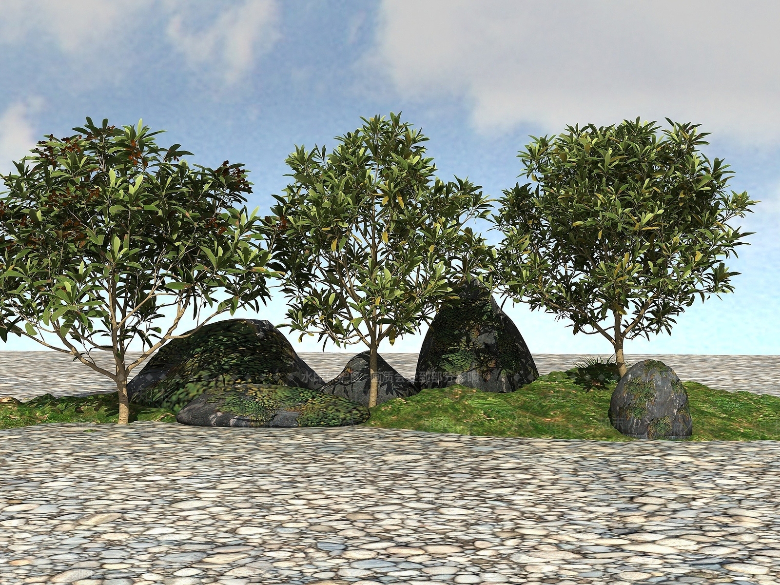 现代办公桌3D模型下载【ID:1190924306】