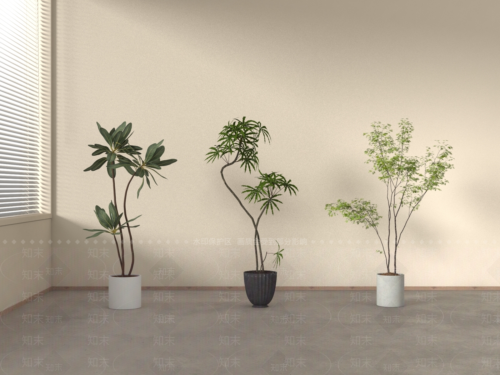 盆栽3D模型下载【ID:1190929079】