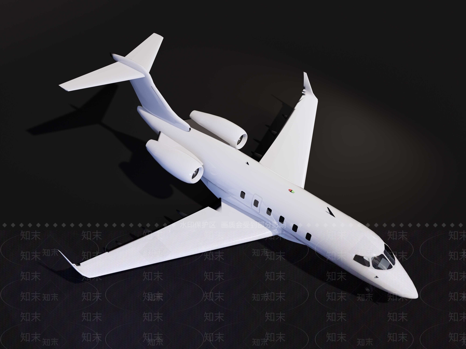 飞机SU模型下载【ID:1190929291】