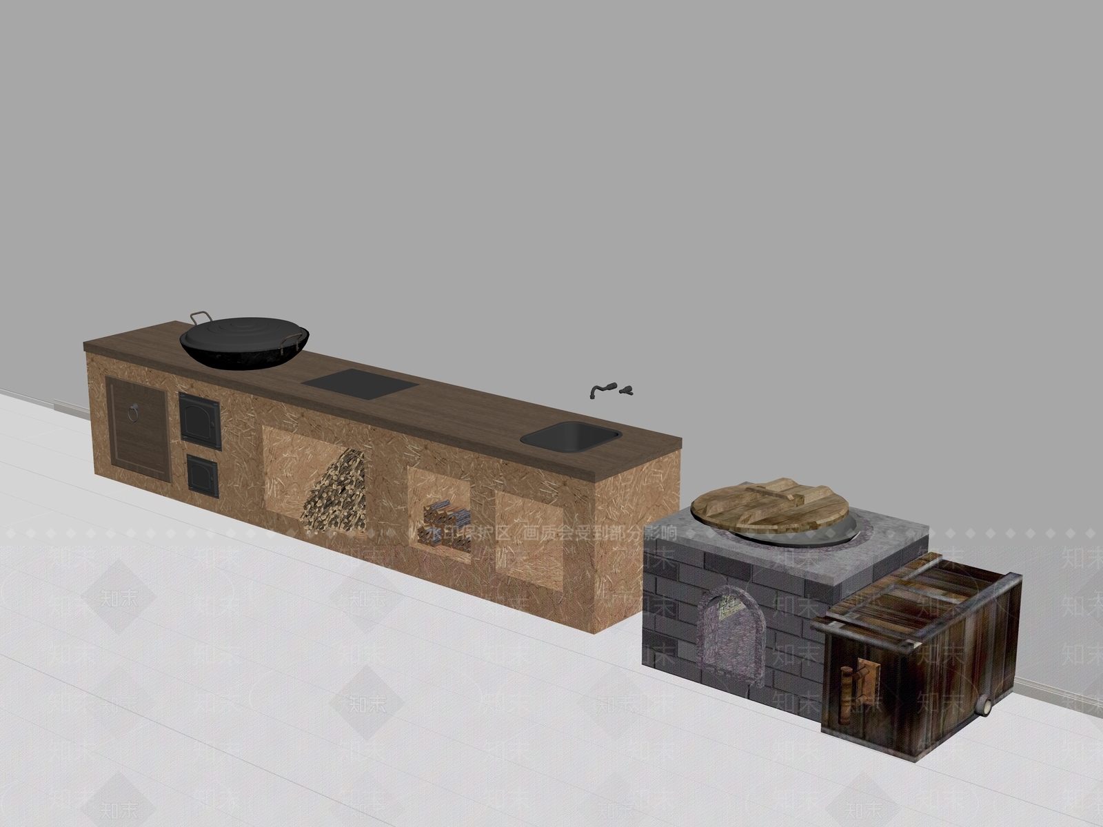 灶台SU模型下载【ID:1190930639】