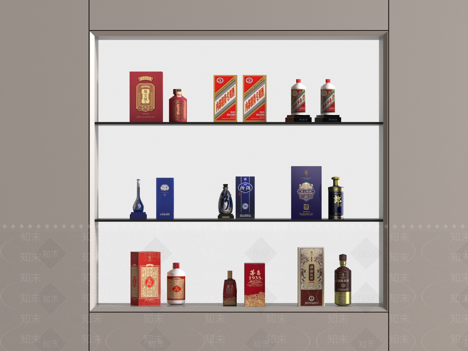 酒具SU模型下载【ID:1190930856】