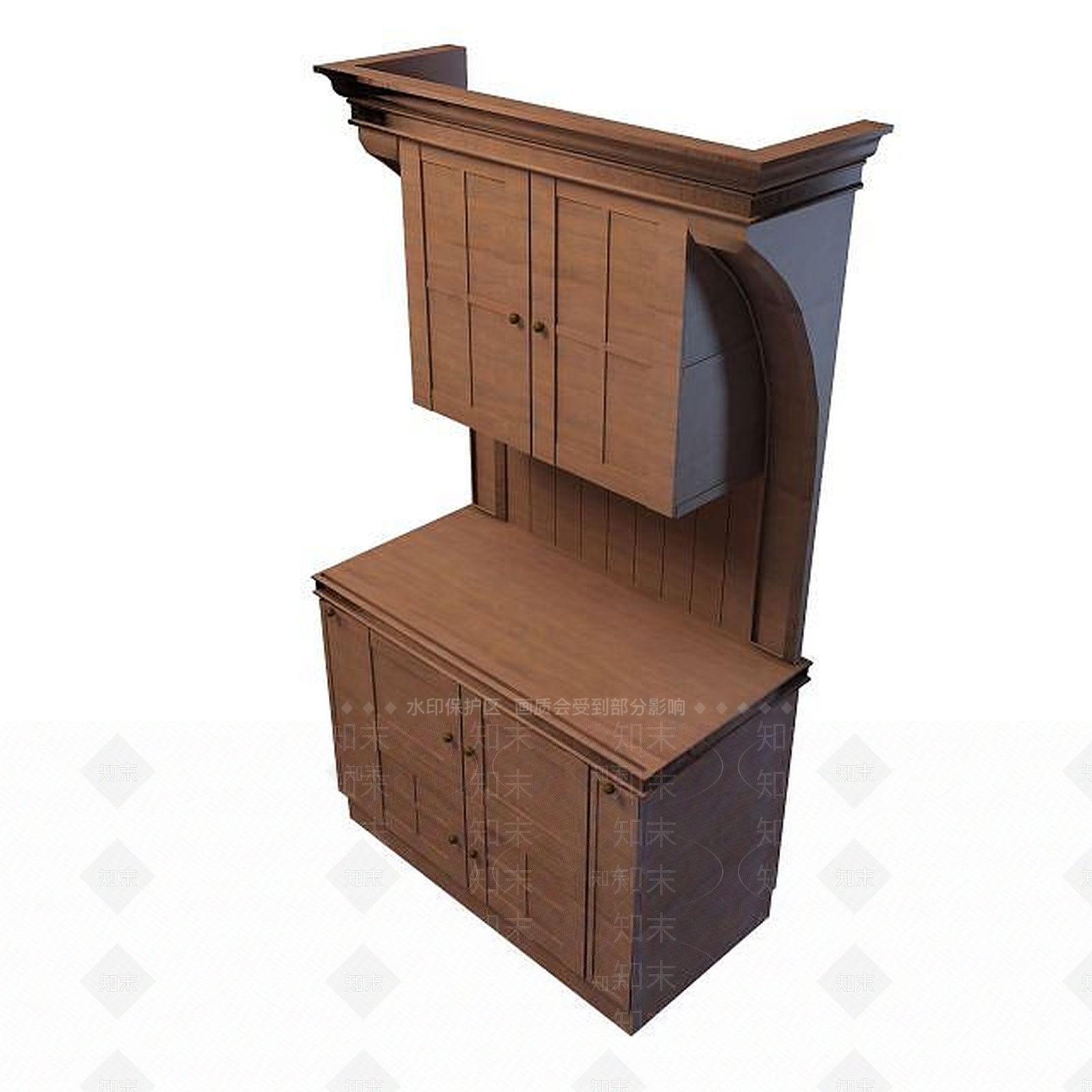 现代衣柜3D模型下载【ID:1190930503】