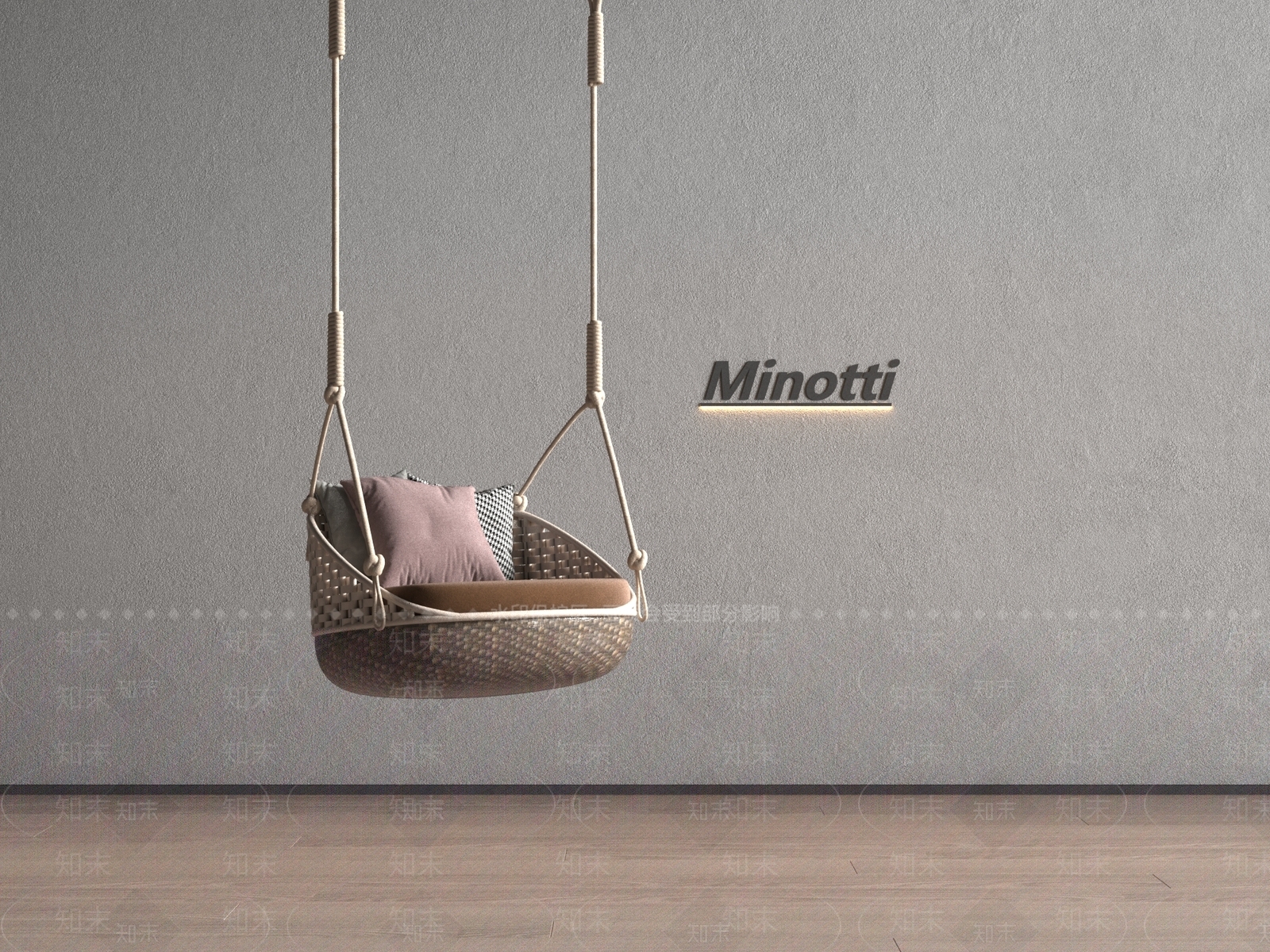 吊椅3D模型下载【ID:1190933201】