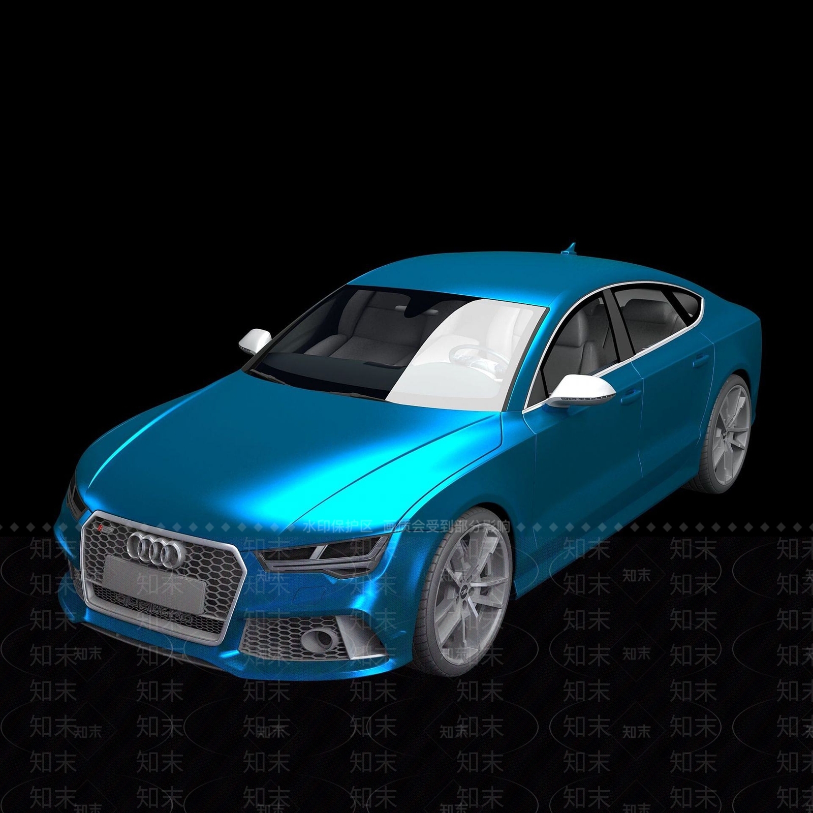 现代﻿奥迪RS73D模型下载【ID:1190933599】