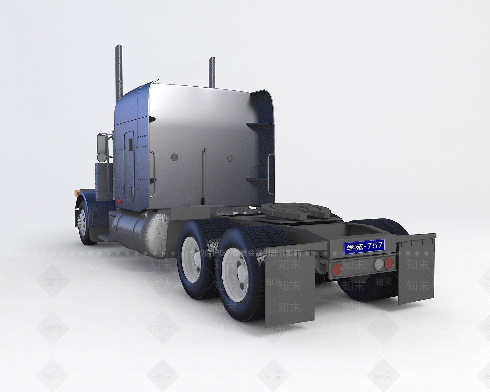 现代﻿彼得比尔特卡车3D模型下载【ID:1190935273】