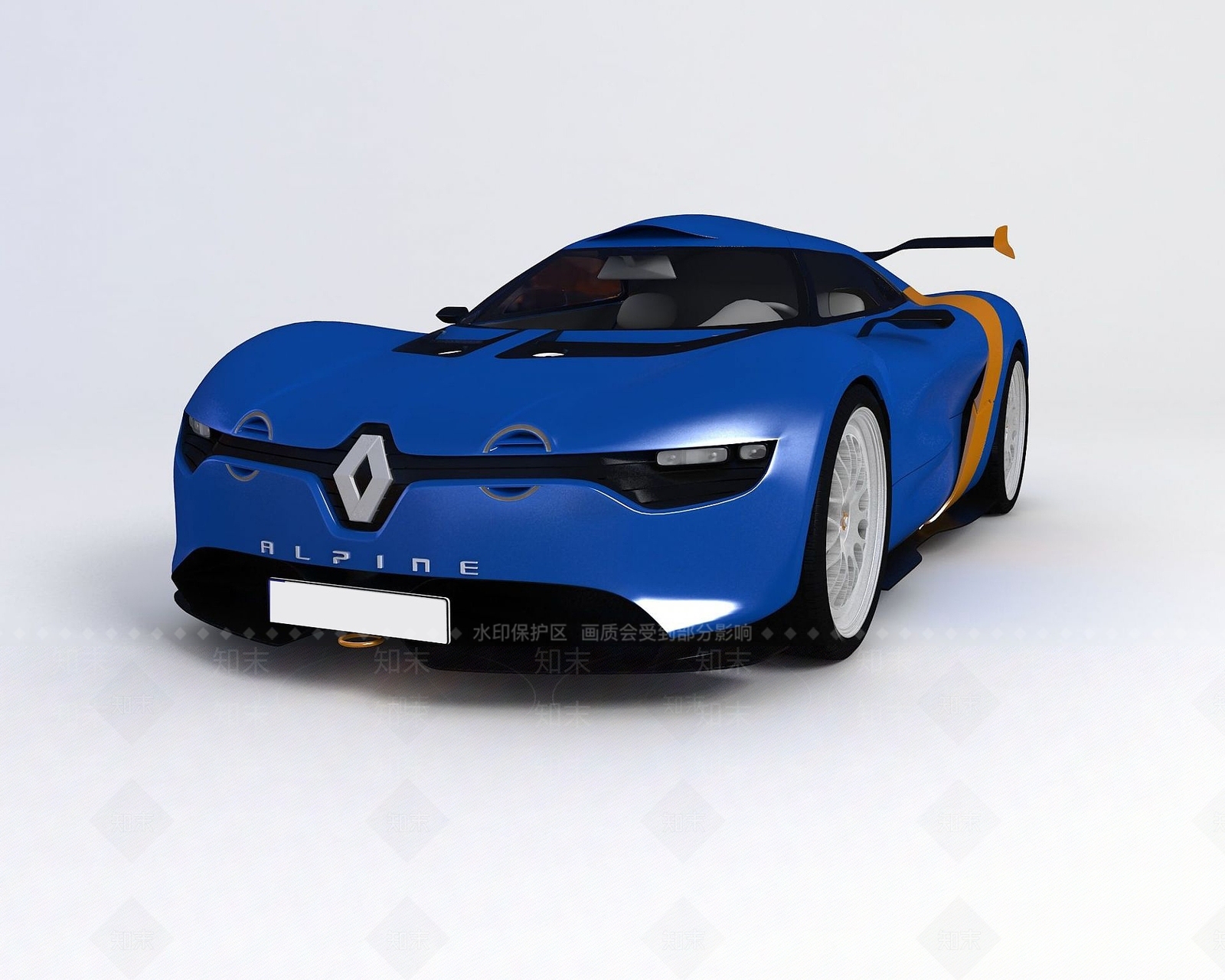 现代﻿雷诺Alpine2012款3D模型下载【ID:1190936072】
