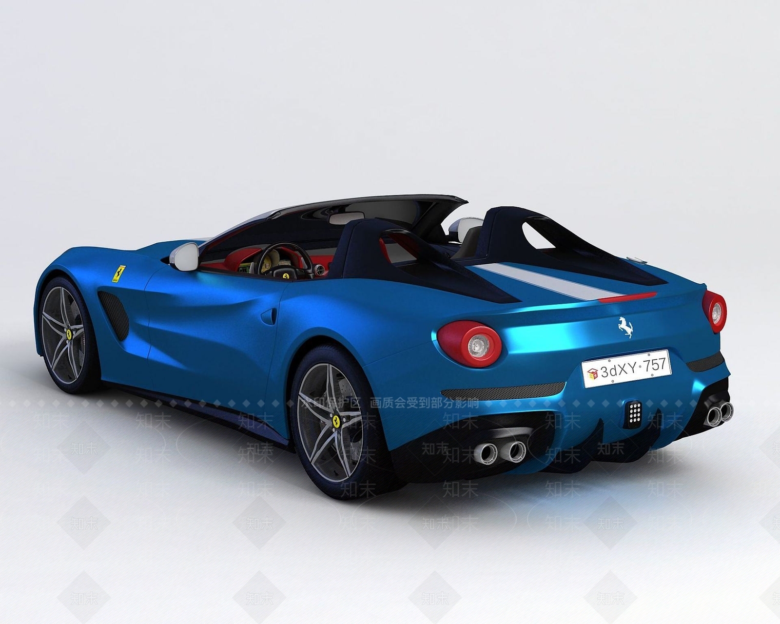 现代法拉利跑车3D模型下载【ID:1190936202】