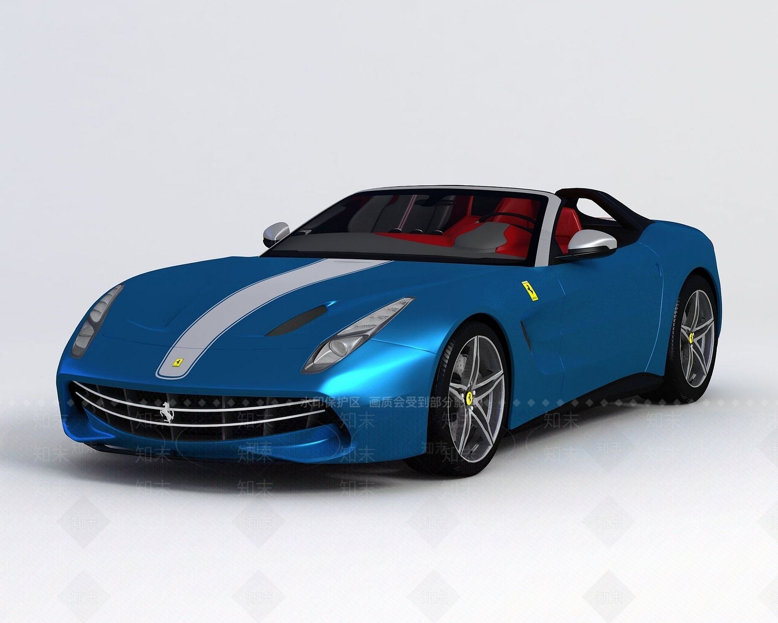 现代法拉利跑车3D模型下载【ID:1190936202】
