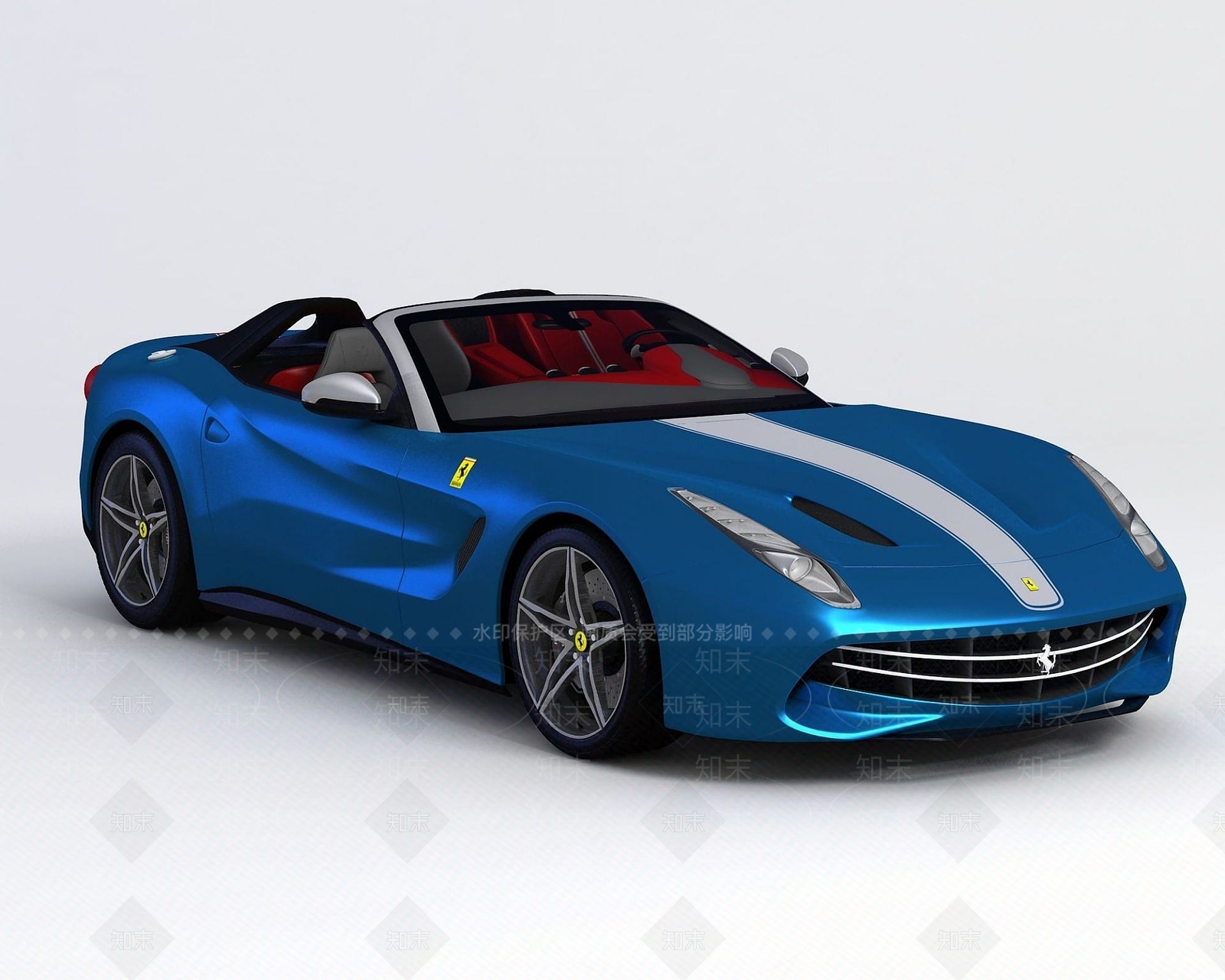 现代法拉利跑车3D模型下载【ID:1190936202】