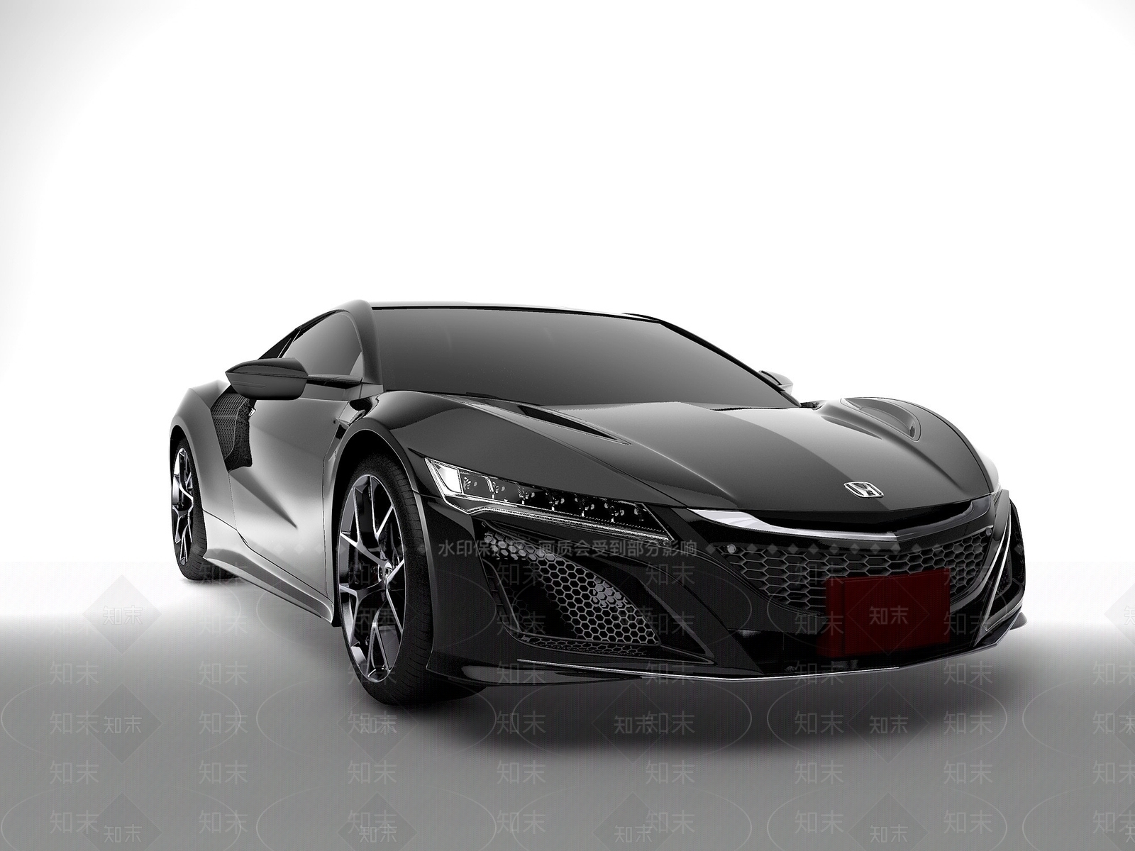 现代本田跑车3D模型下载【ID:1190936215】
