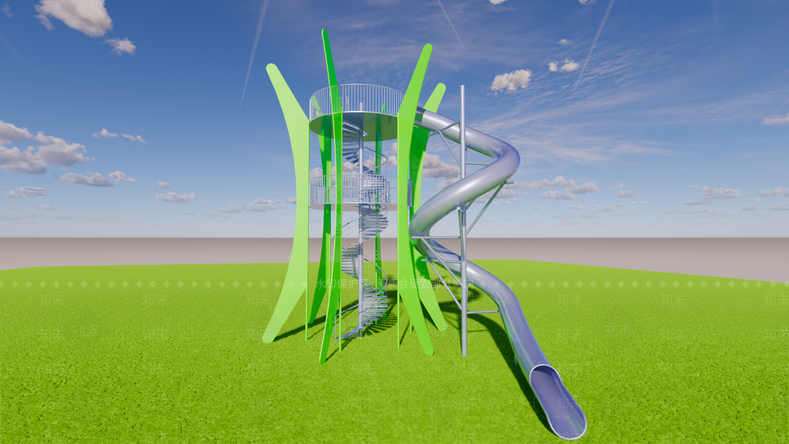 儿童器材3D模型下载【ID:1190937353】