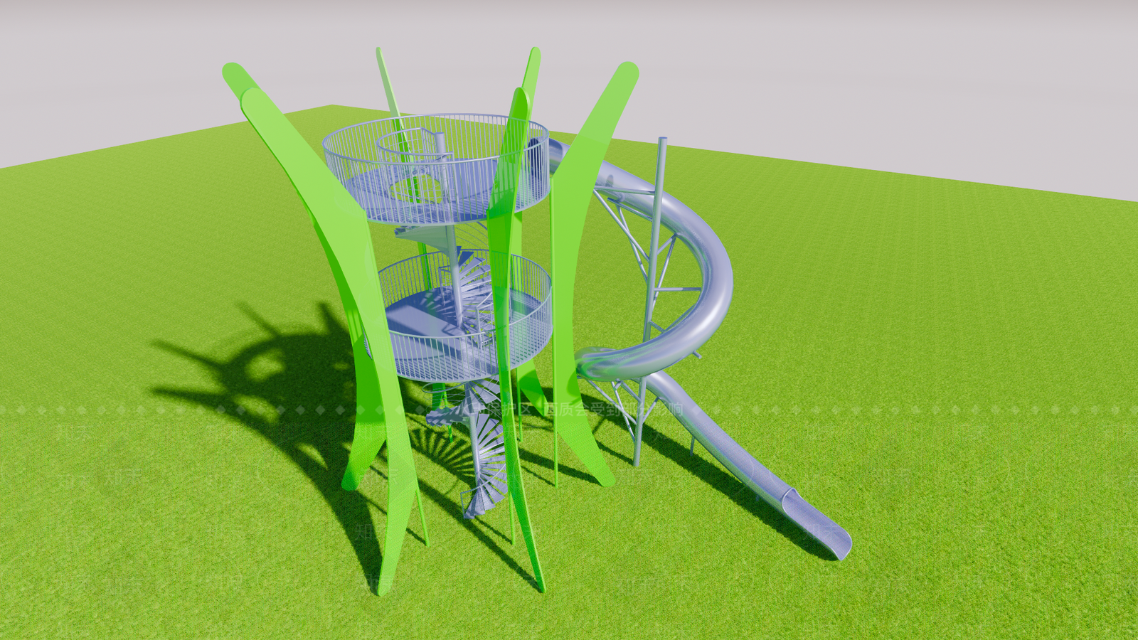 儿童器材3D模型下载【ID:1190937353】