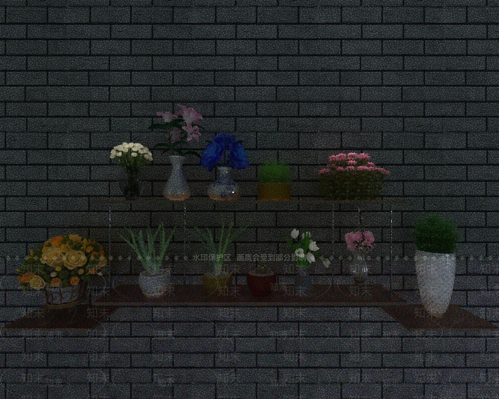 现代花瓶组合3D模型下载【ID:1190941165】