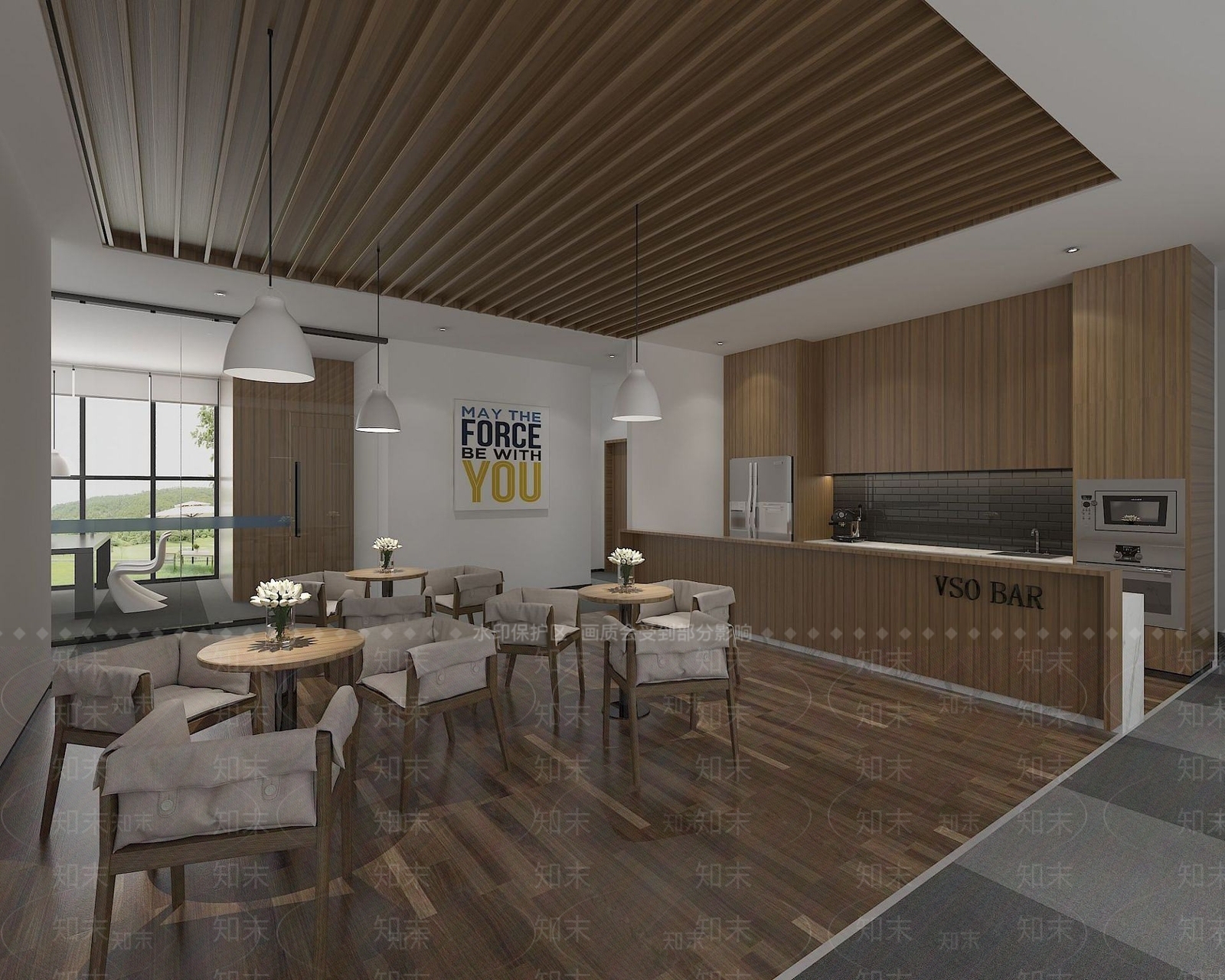 现代咖啡厅3D模型下载【ID:1190941239】