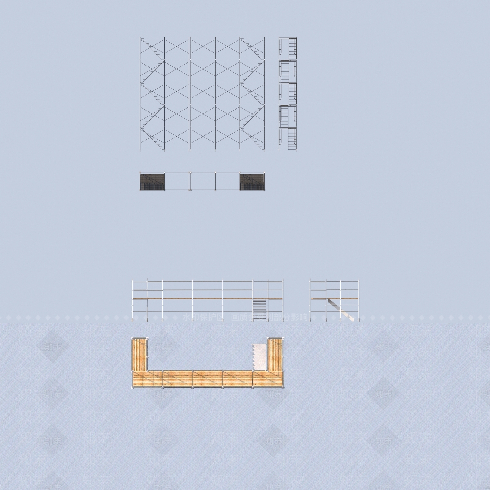 现代其他局部构件3D模型下载【ID:1190951941】