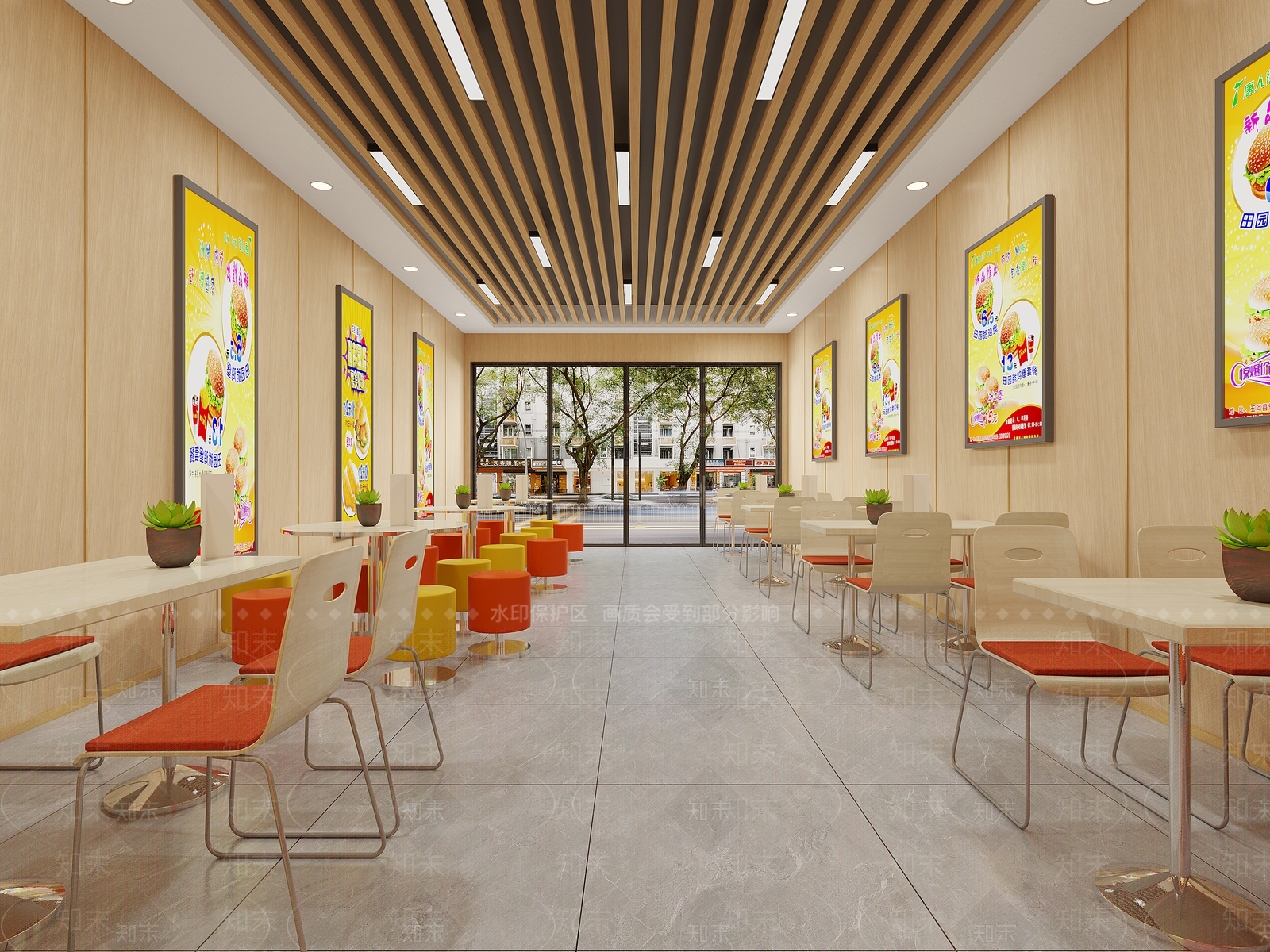 现代其他餐饮空间3D模型下载【ID:1190952146】