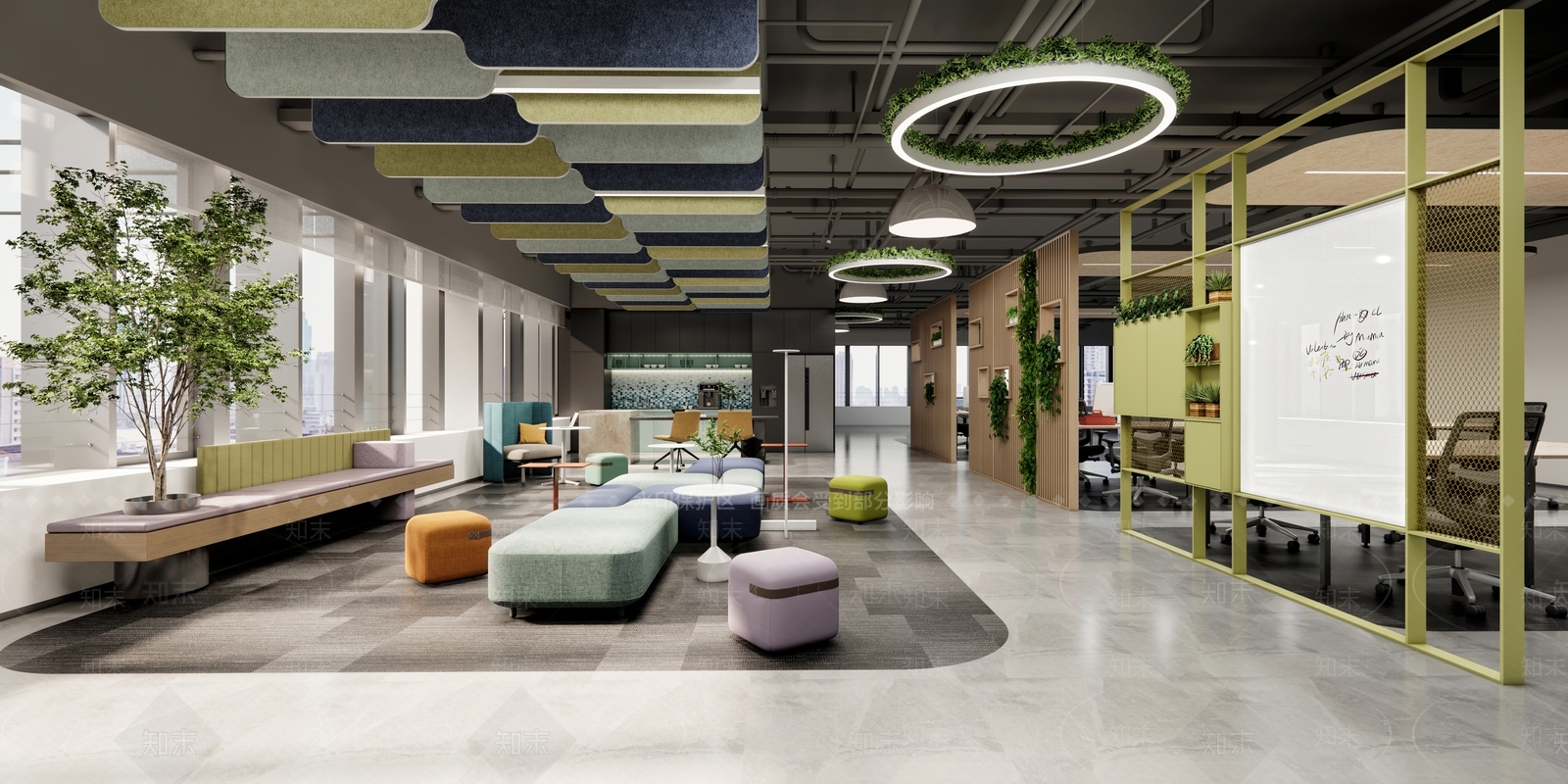 现代茶水间SU模型下载【ID:1190954710】