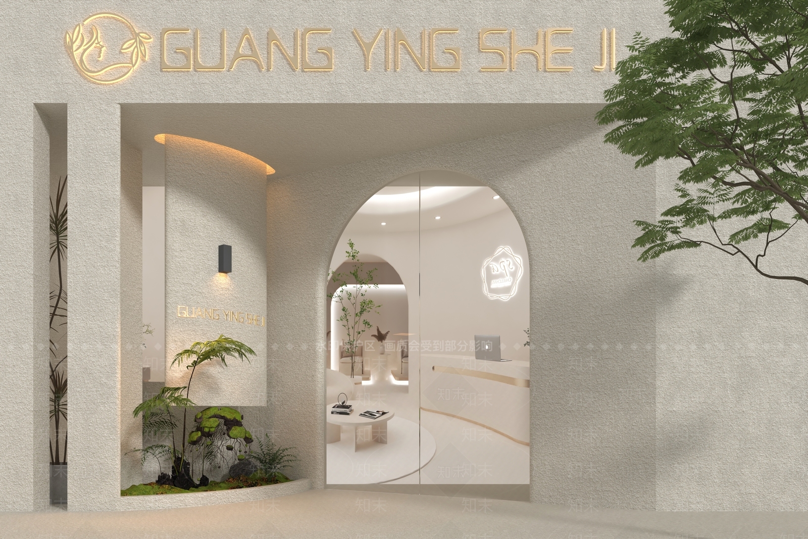 奶油门头3D模型下载【ID:1190956864】