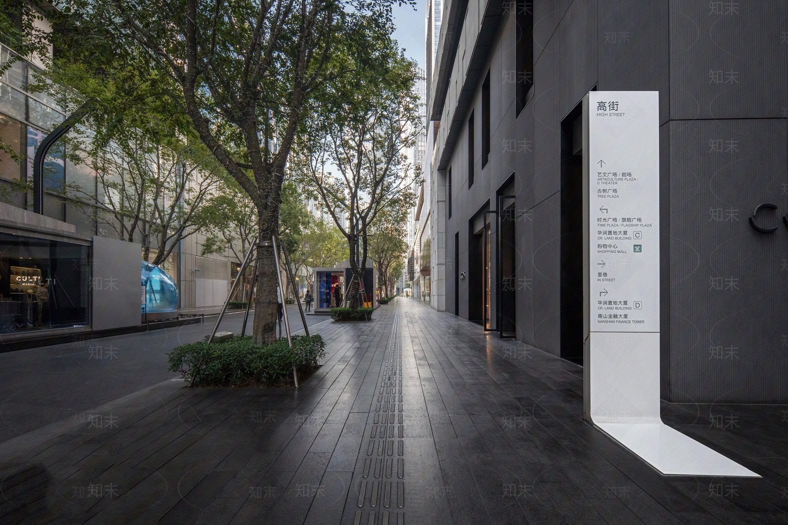 现代街道外景贴图下载【ID:1190959366】