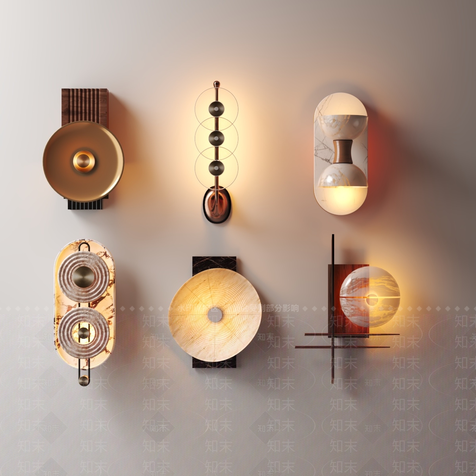 现代新中式门牌灯SU模型下载【ID:1190959911】