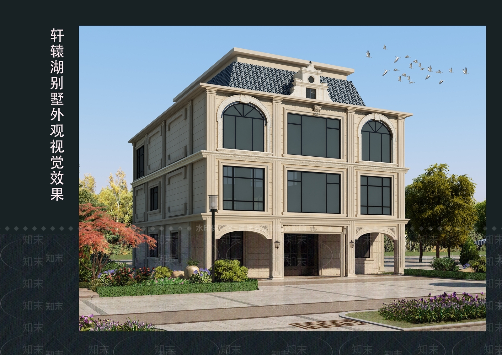 法式艺术风格建筑3D模型下载【ID:1190961231】