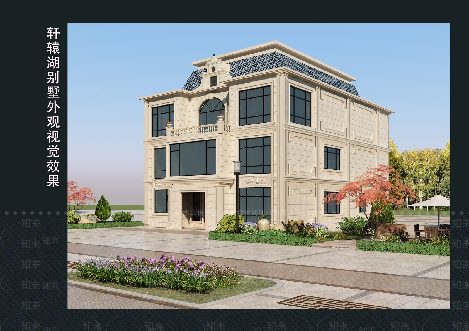 法式艺术风格建筑3D模型下载【ID:1190961231】