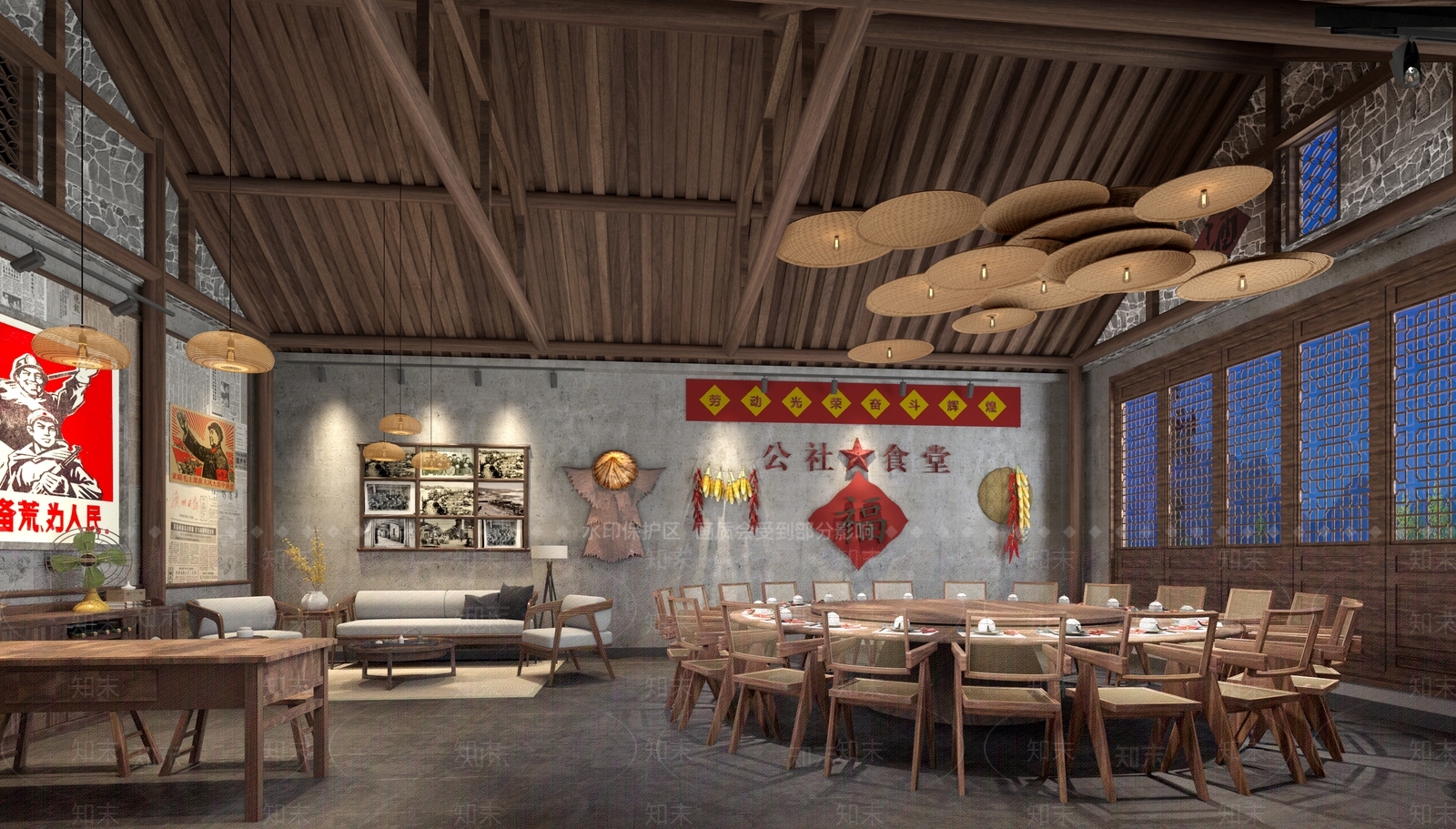 工业简约包厢3D模型下载【ID:1190965198】