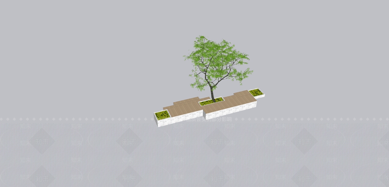 现代景观座椅SU模型下载【ID:1190966026】