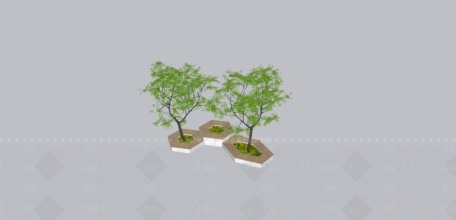 现代景观座椅SU模型下载【ID:1190966504】