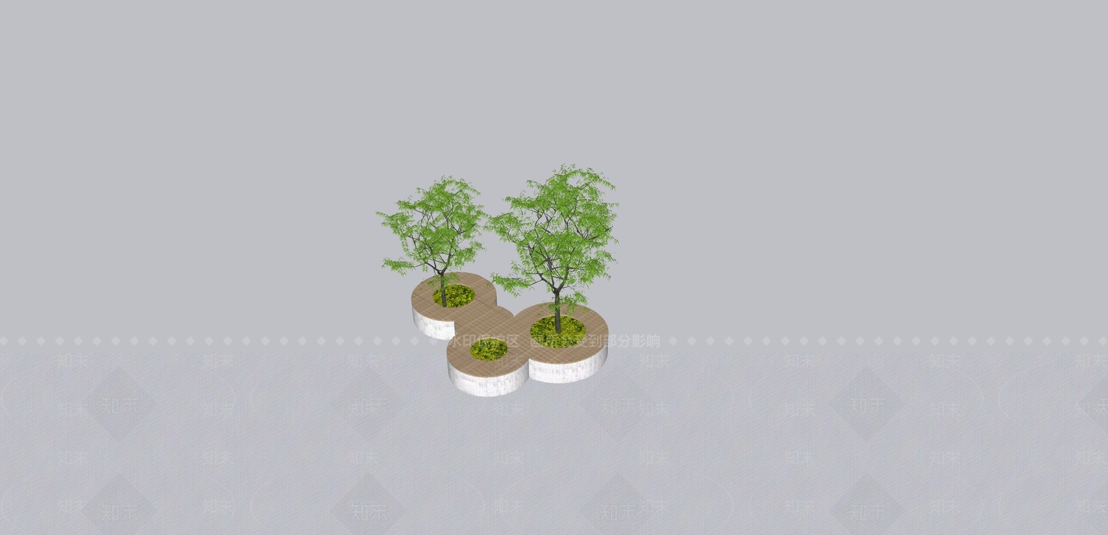 现代景观座椅SU模型下载【ID:1190966730】