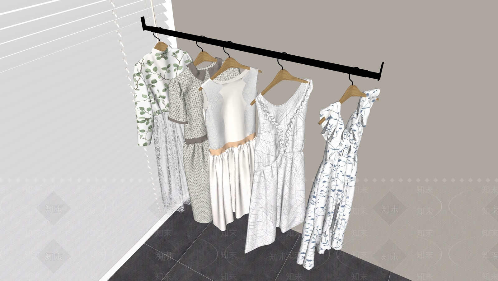 衣服SU模型下载【ID:1190972823】