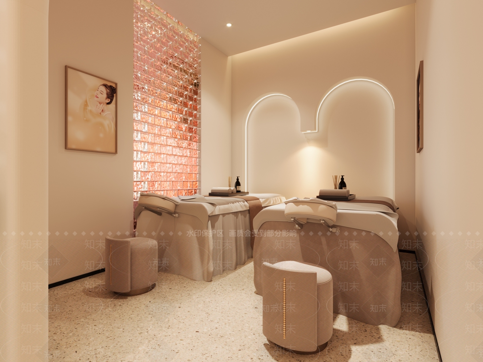 现代美容院3D模型下载【ID:1190977521】