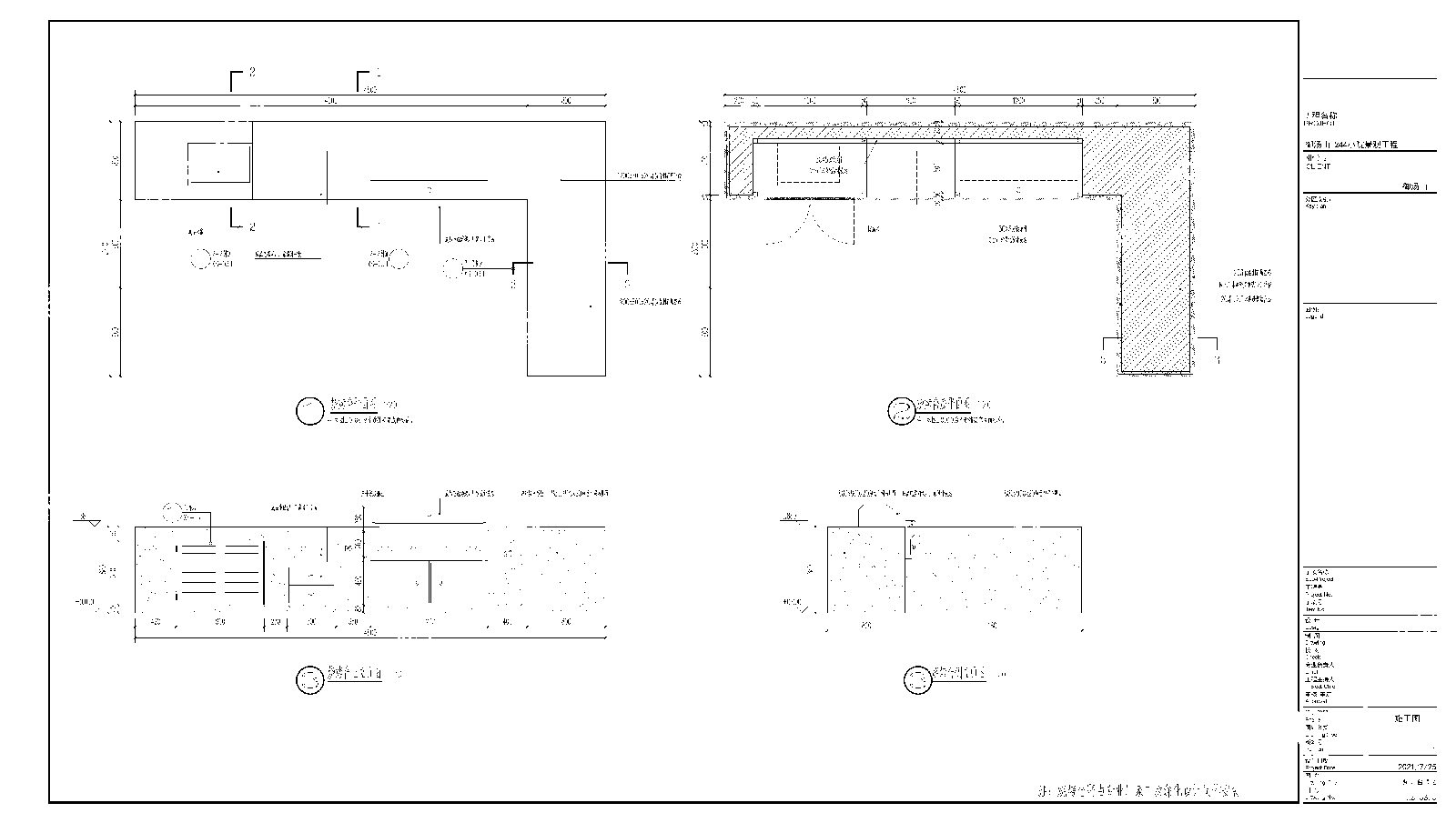 现代其他景观cad施工图下载【ID:1190980299】