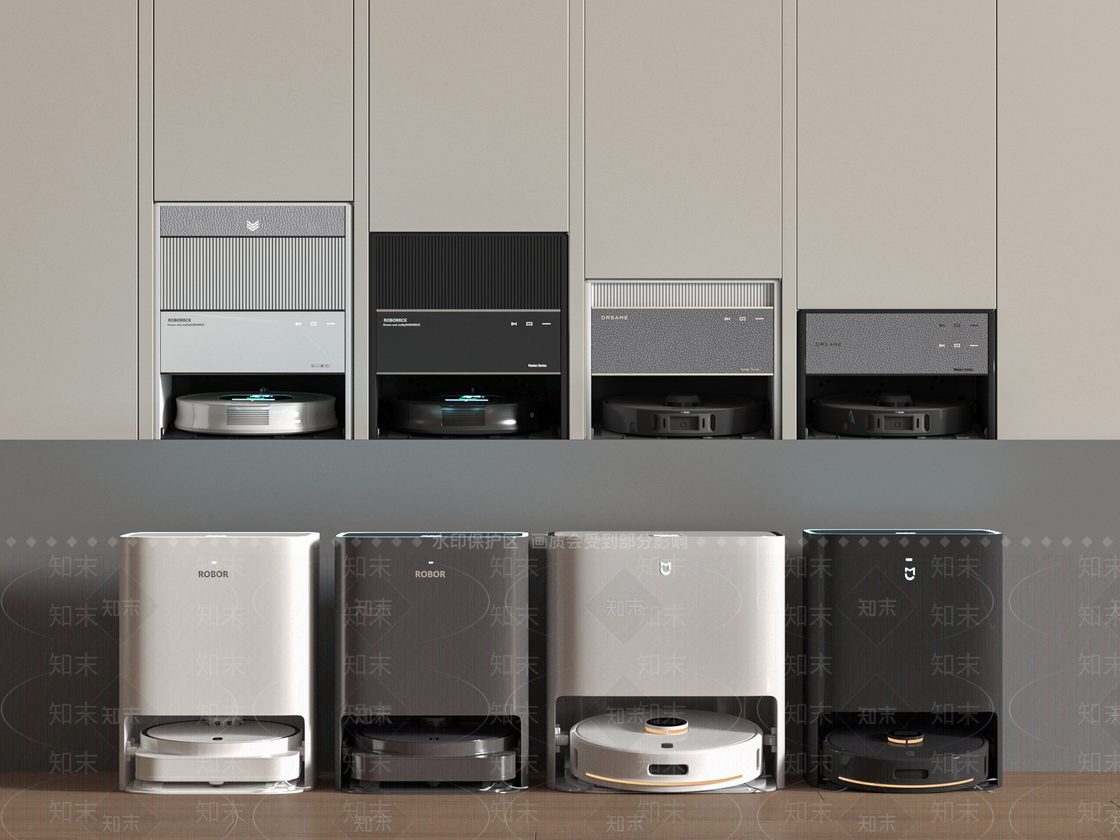 扫地机器人3D模型下载【ID:1190995050】